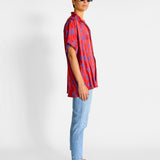 Short Sleeve Silk Shirt