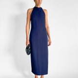 Asymm Belt Back Dress