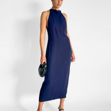 Asymm Belt Back Dress