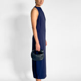 Asymm Belt Back Dress