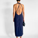 Asymm Belt Back Dress