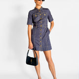 Militarty Mini Dress