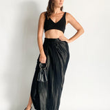 William Walace Long Drape Skirt