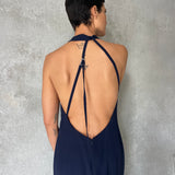 Asymm Belt Back Dress