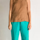 Linen Sleeveless Top