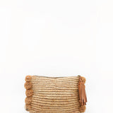 Raffia clutch