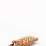 Raffia clutch