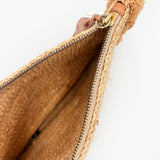 Raffia clutch