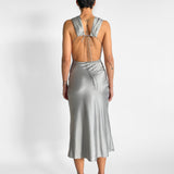 Soft Silk Rouleau Tie Dress