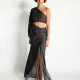 Asymmetric Maxi Dress