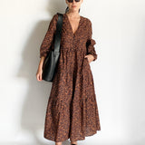 Long Sleeve Button Dress