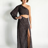 Asymmetric Maxi Dress