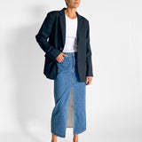 Denim Maxi Skirt