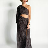 Asymmetric Maxi Dress