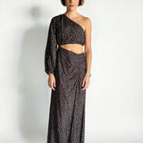 Asymmetric Maxi Dress