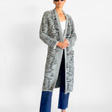 Alpaca Long Knit Cardigan