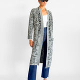 Alpaca Long Knit Cardigan