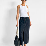 Denim Maxi Skirt
