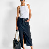 Denim Maxi Skirt