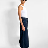 Denim Maxi Skirt