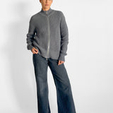 Zip Detail Cardigan