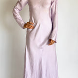 Knot Today Long Sleeve Silk Dress