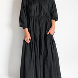 Tiered Drawcord Dress