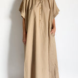 Button Front Djellaba Shirt Dress