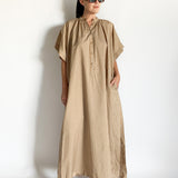 Button Front Djellaba Shirt Dress