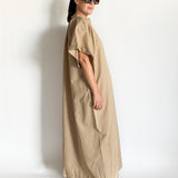 Button Front Djellaba Shirt Dress