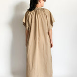 Button Front Djellaba Shirt Dress