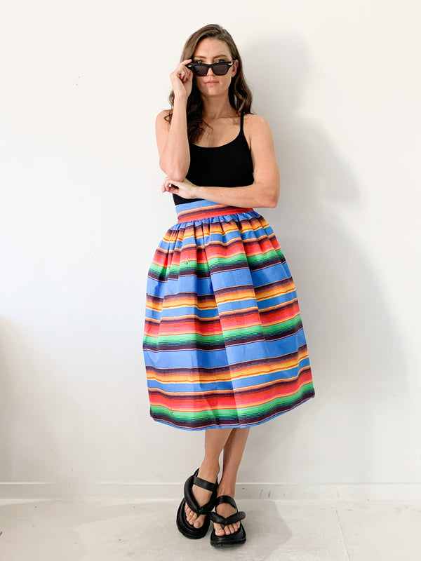Multicolour Stripe Skirt