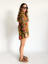 Tropical Banana Print Playsuit