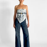 Silk Scarf Top