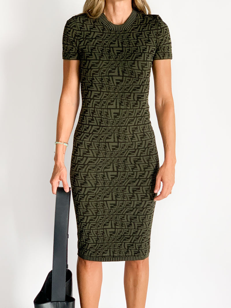 FF Fish Eye Knit Midi Dress