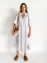 Stripe Shirt Dress