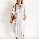 Stripe Shirt Dress