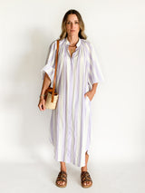 Stripe Shirt Dress