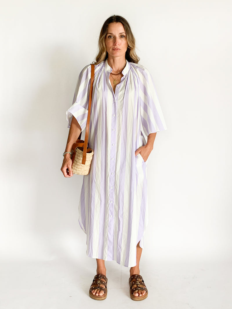 Stripe Shirt Dress