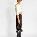 Twist Front Boxy Top