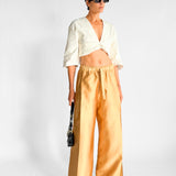 Oversized Wide Leg Pleat Pant