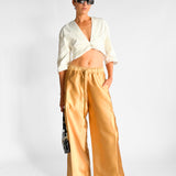 Oversized Wide Leg Pleat Pant