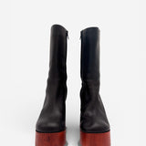 Rosie 27 Platform Leather Boots