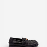 Brushed Leather Penny Loafer