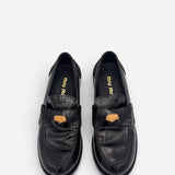 Brushed Leather Penny Loafer