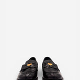 Brushed Leather Penny Loafer