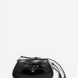 Limited Edition Triangle Logo Leather Shoulder Bag