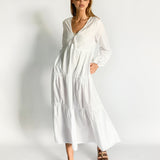 Long Sleeve Tiered Maxi Dress