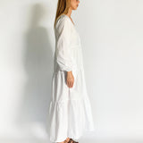 Long Sleeve Tiered Maxi Dress