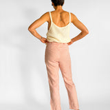 Geometric Linen Pants